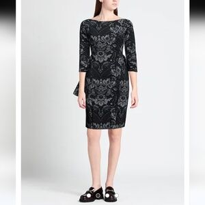 NWT Chiara Boni La Petite Robe Lux Brocade Dress -2